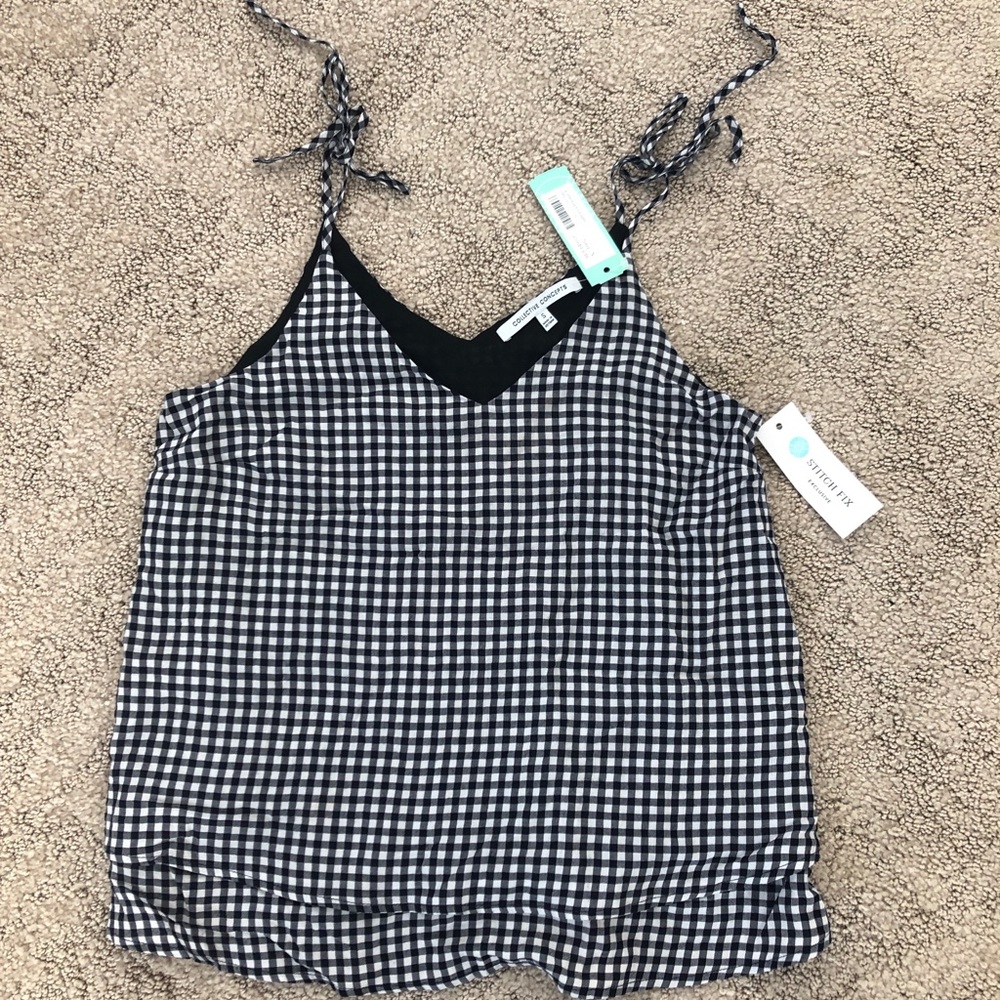CC Maerla Tie Strap Top - NWT Stitch Fix - Sz S